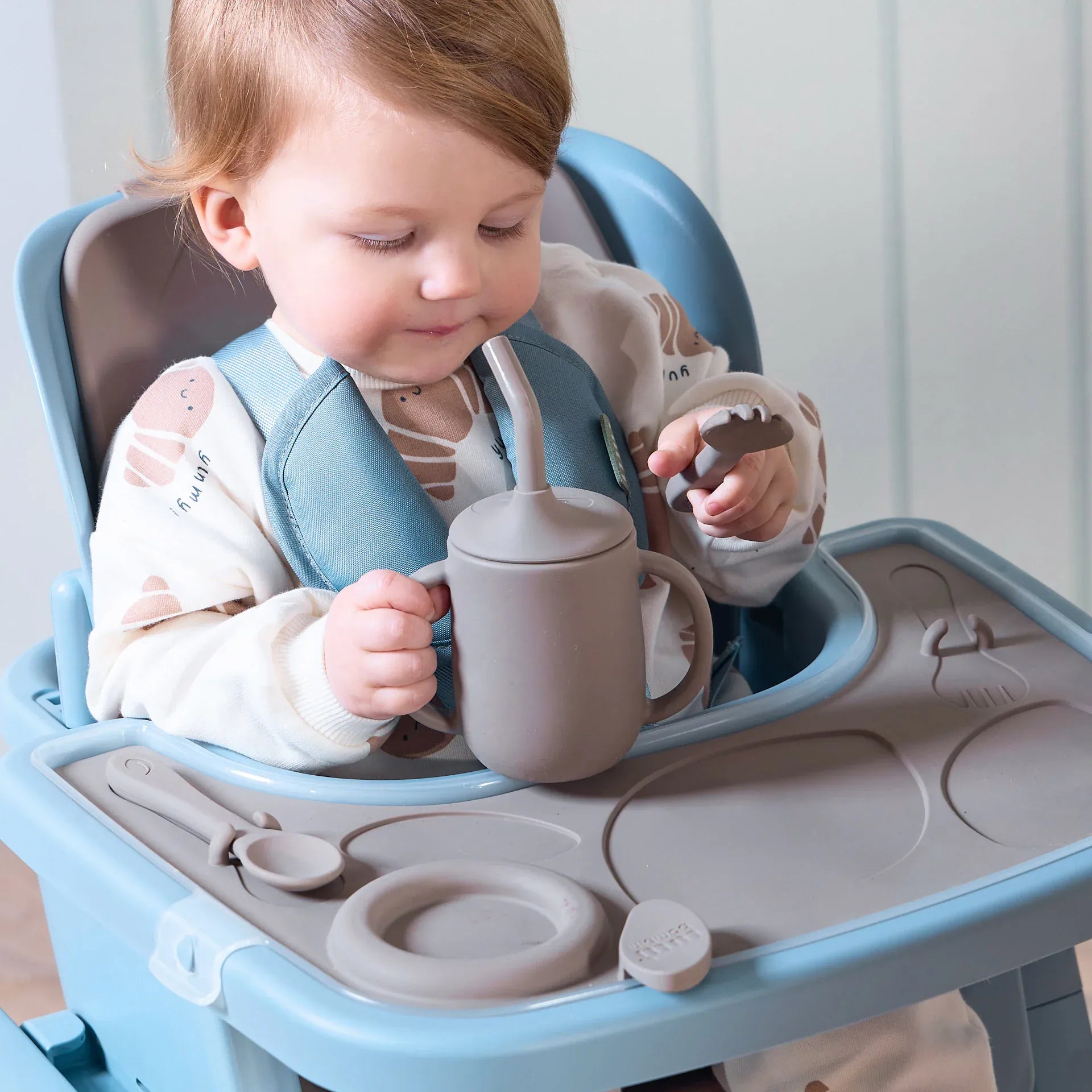 Tutti Bambini Nova high chair accessory pack in Cocoa - British product