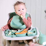 Tutti Bambini Nova highchair accessory pack in Basil, 10-piece (British brand)