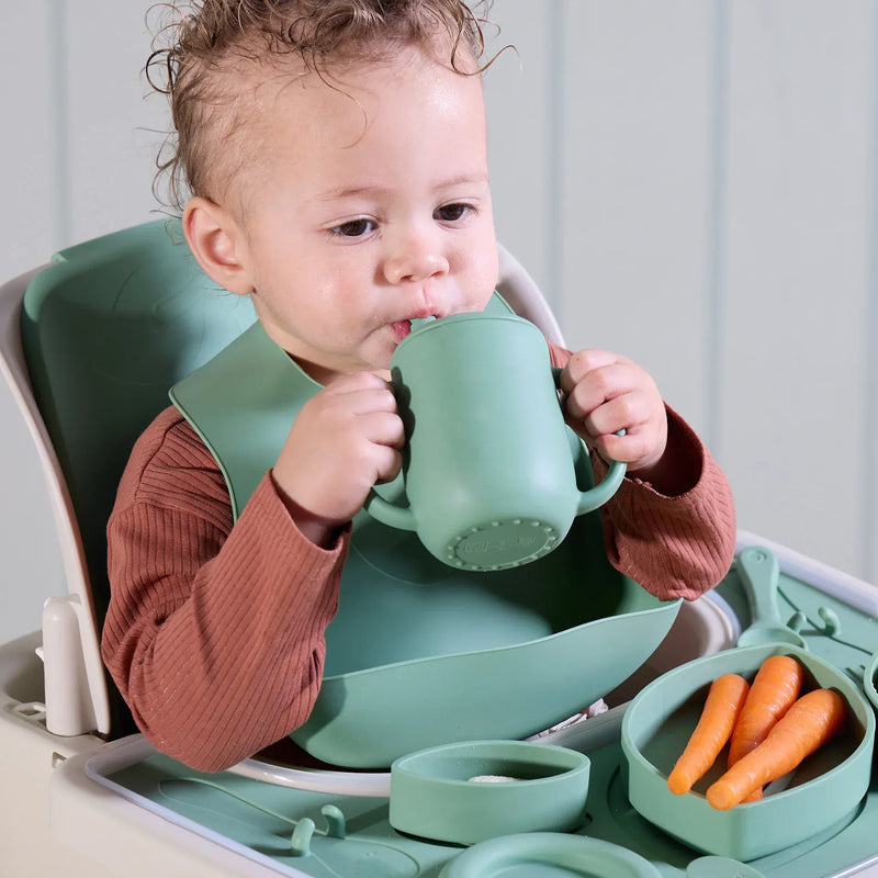 Tutti Bambini Nova highchair accessory pack in Basil, 10-piece (British brand)