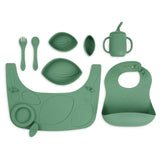 Tutti Bambini Nova highchair accessory pack in Basil, 10-piece (British brand)