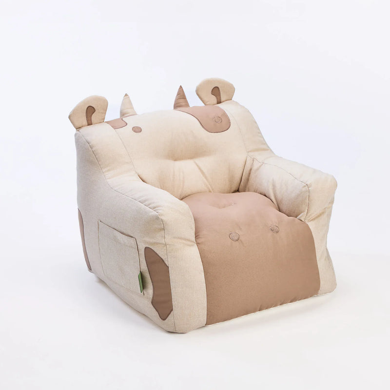 Tutti Bambini Clemi Cow beanbag chair for toddlers (British brand)