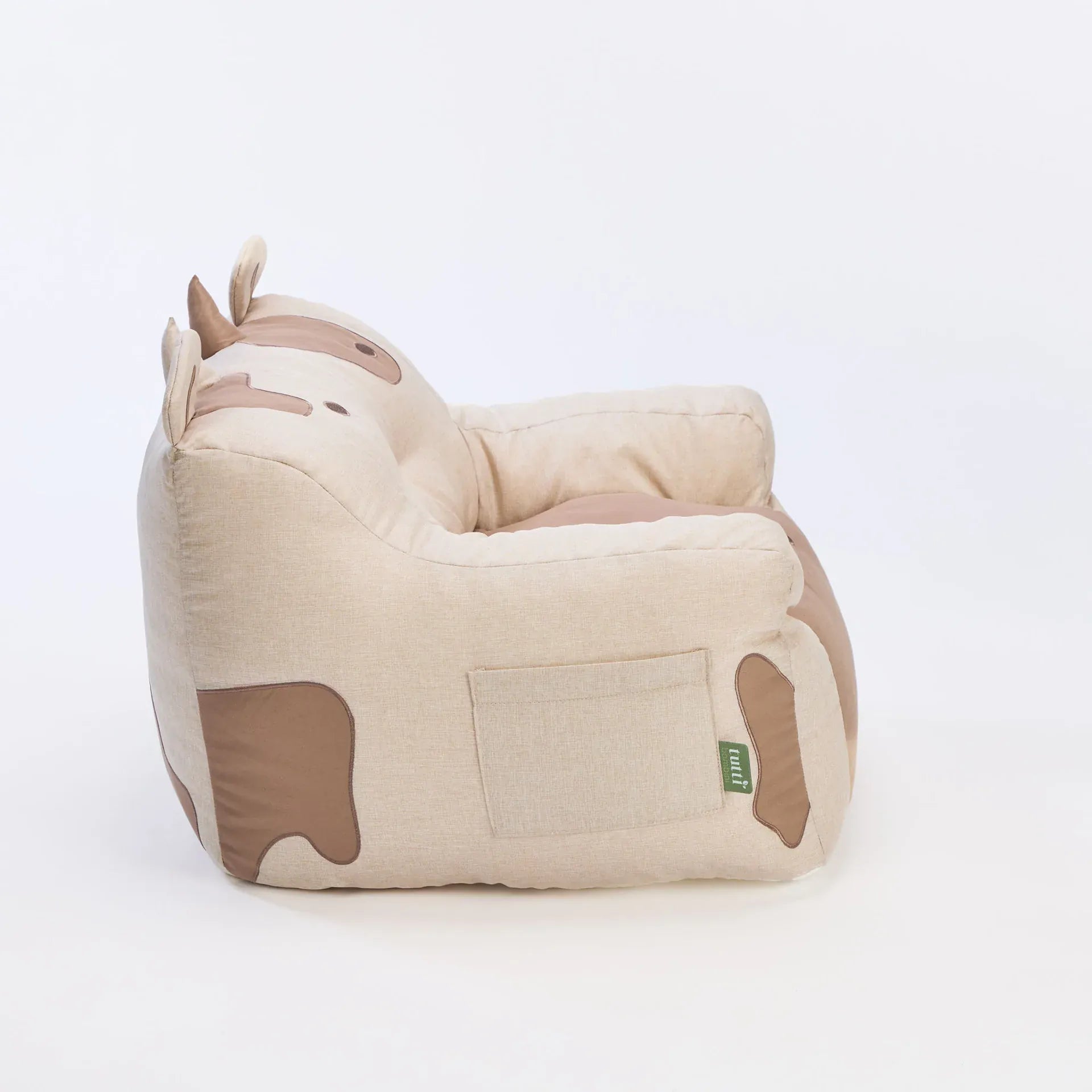 Tutti Bambini Clemi Cow beanbag chair for toddlers (British brand)