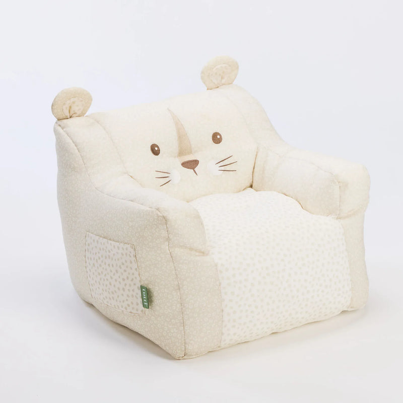 Tutti Bambini Luna Leopard beanbag chair for toddlers - British product