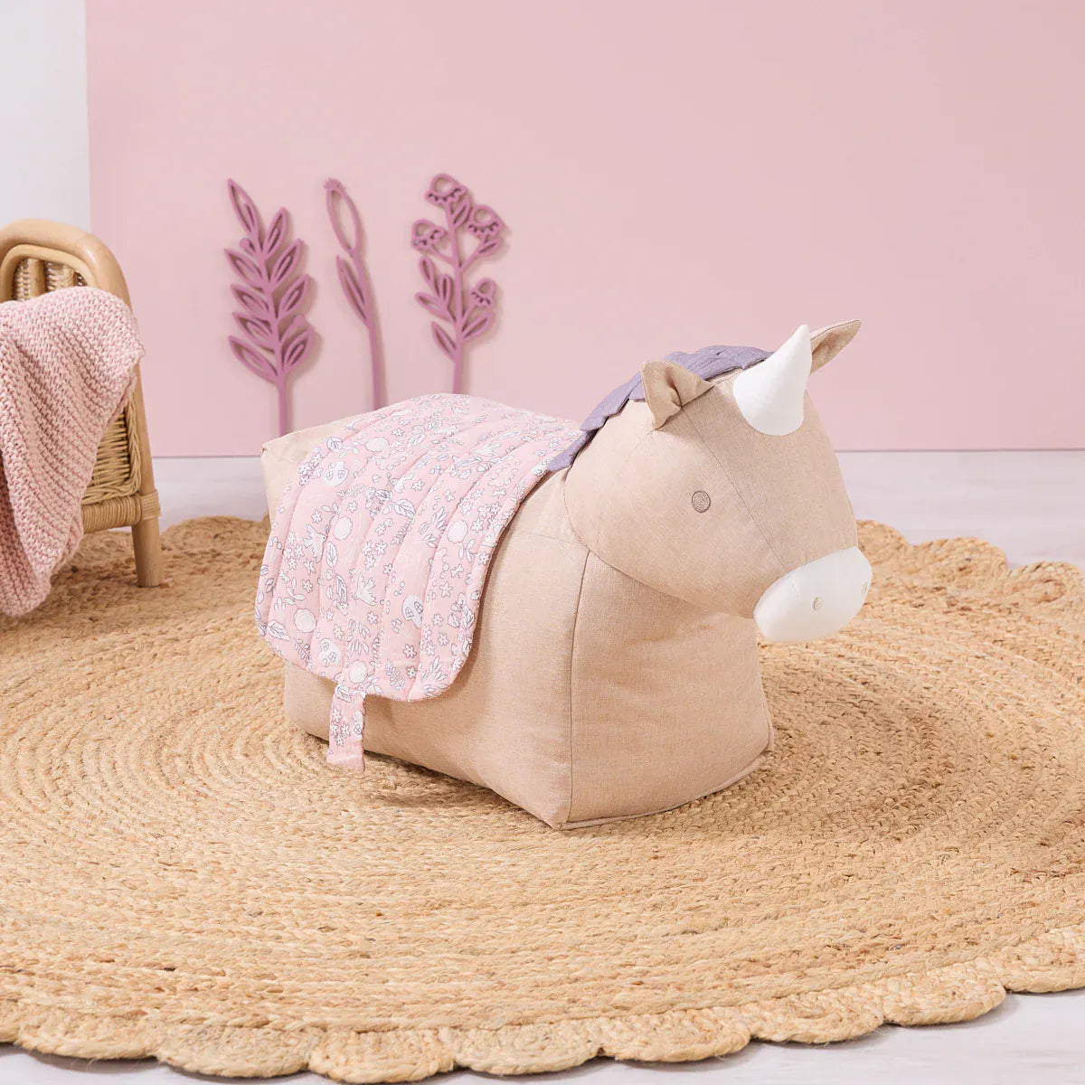 Tutti Bambini ride-on beanbag Uma Unicorn - British product