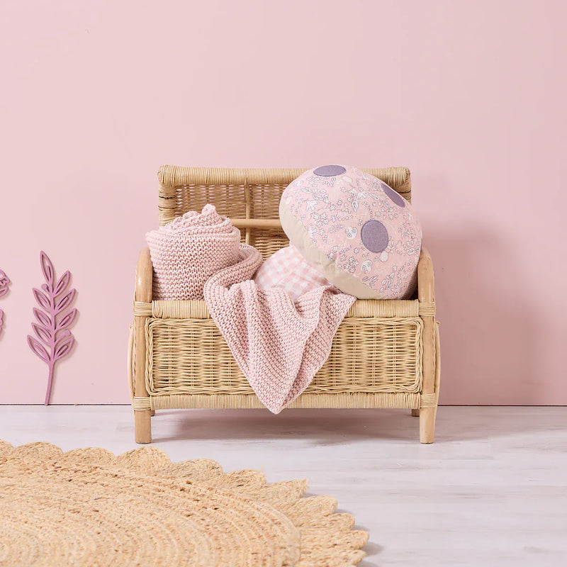 Tutti Bambini muslin mushroom cushion Tiny Tails (British brand)