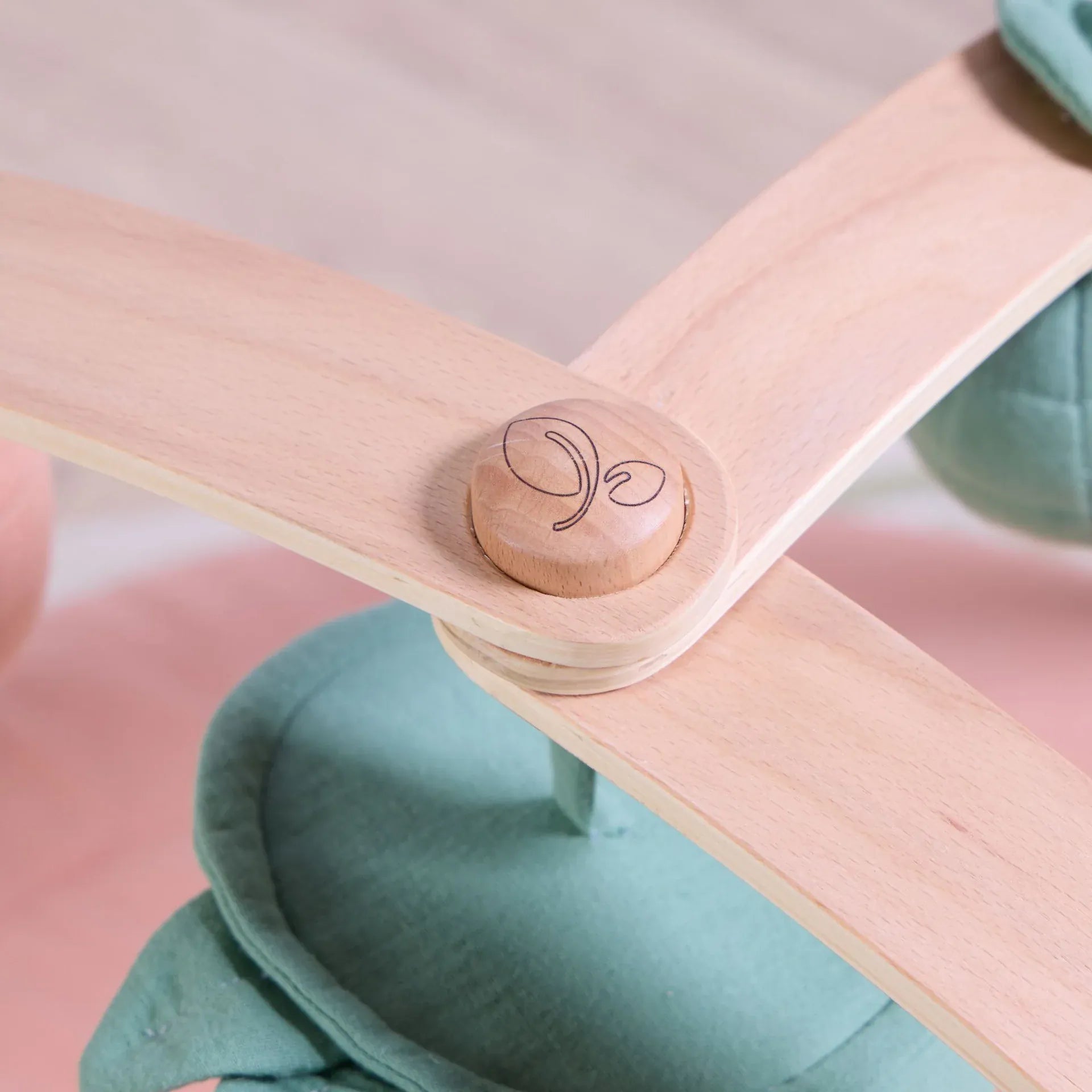 Tutti Bambini luxury wood and muslin playgym, UK version