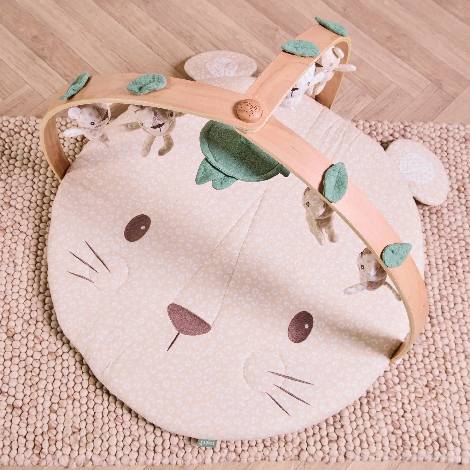 Tutti Bambini luxury wood and muslin playgym Love Cats, UK version