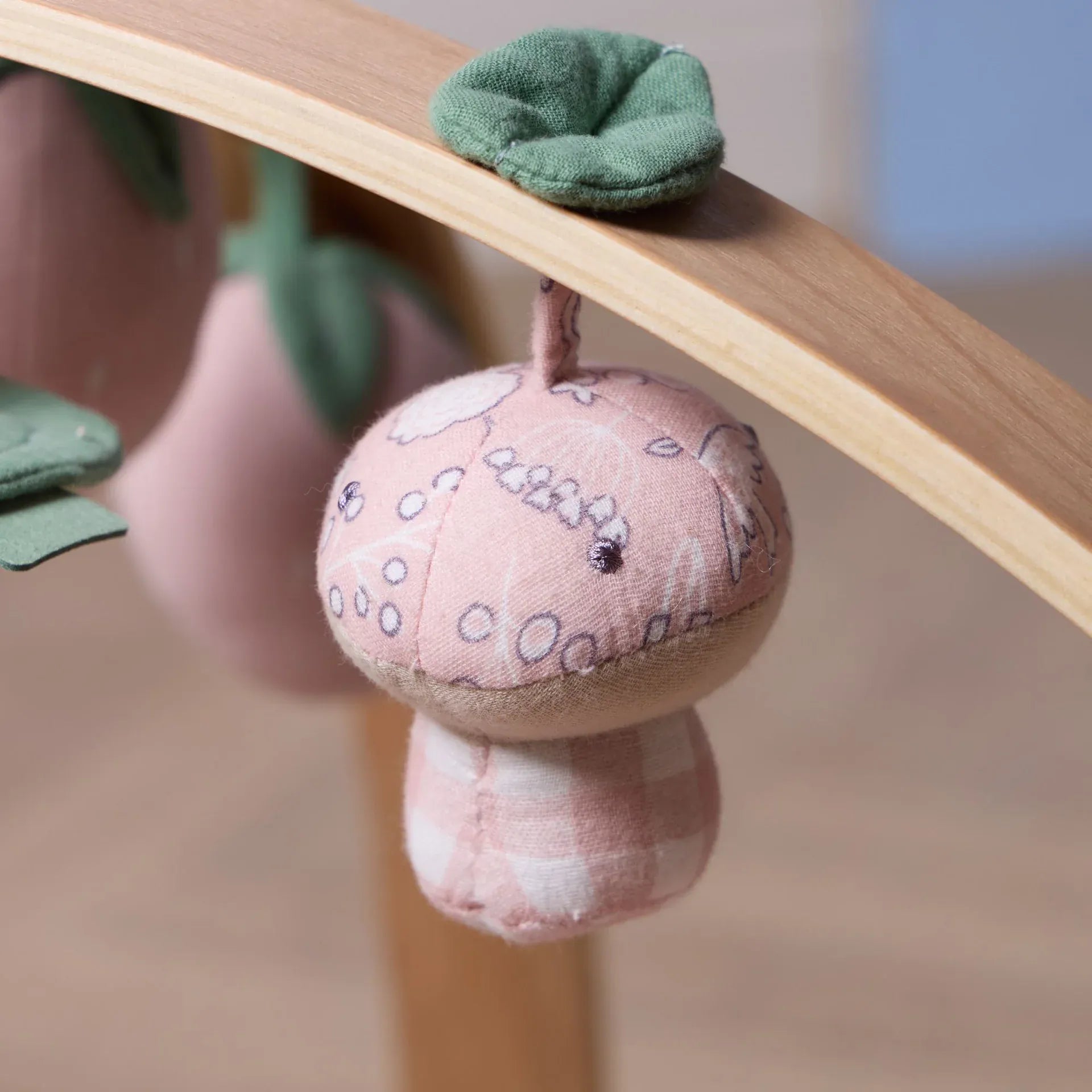 Tutti Bambini Tiny Tails wooden playgym with muslin mat (British brand)