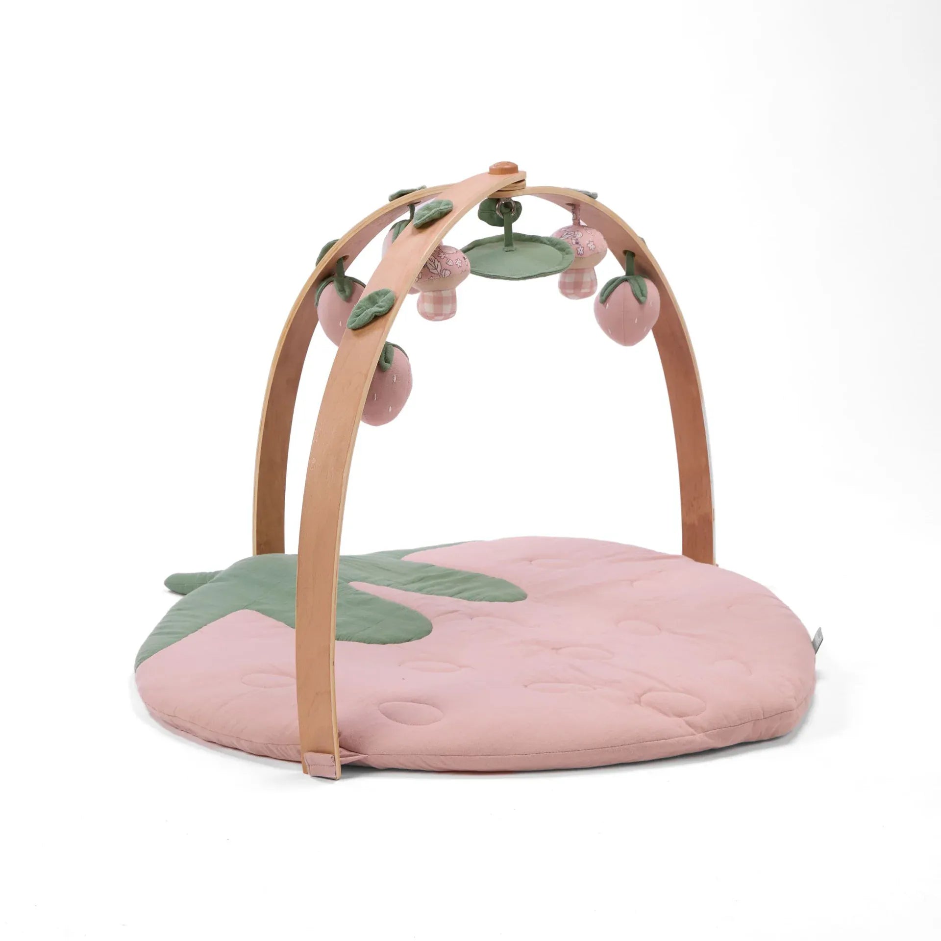 Tutti Bambini Tiny Tails wooden playgym with muslin mat (British brand)