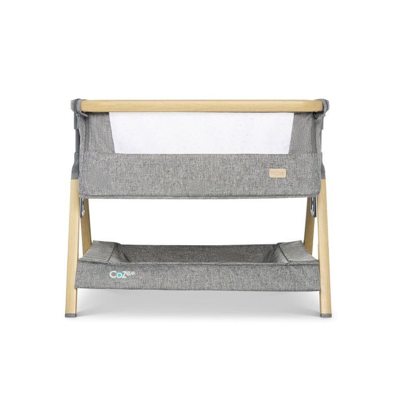 Tutti Bambini CoZee Mini Me play crib Oak and Charcoal - British product
