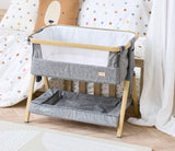 Tutti Bambini CoZee Mini Me play crib Oak and Charcoal - British product