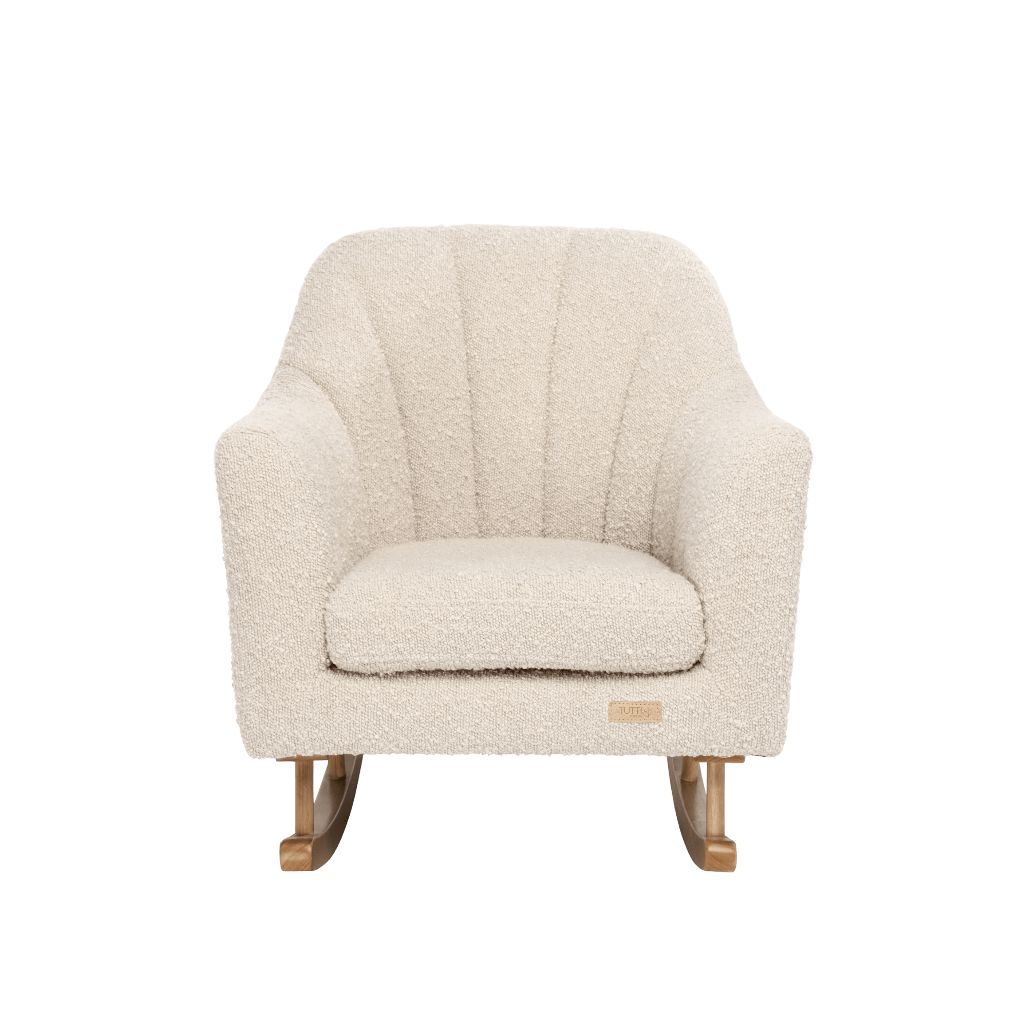 Tutti Bambini Jonah children's rocking chair boucle mushroom, UK version
