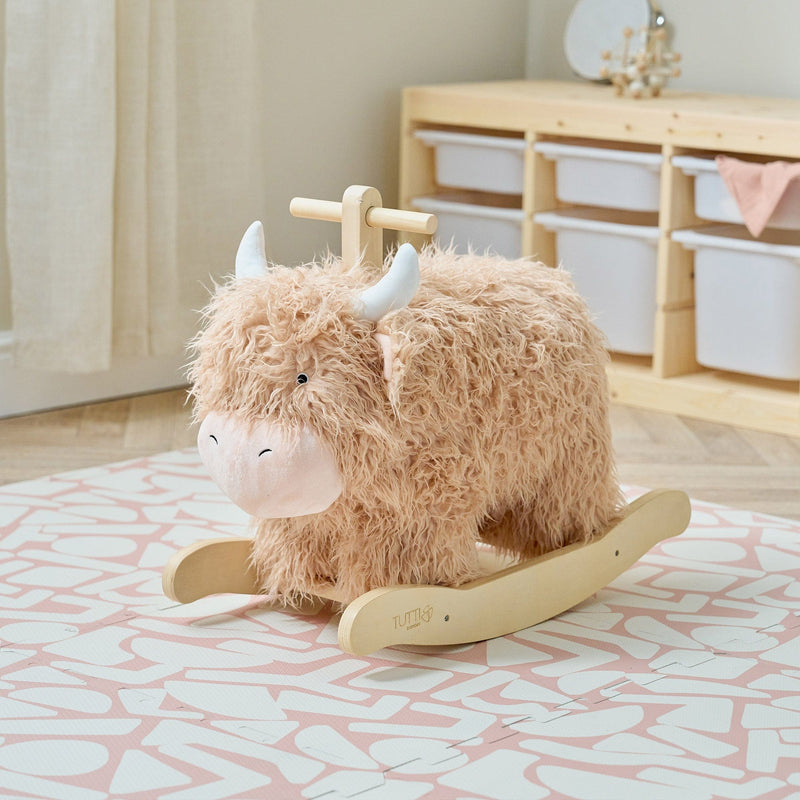 Tutti Bambini rocking toy Douglas the Highland Cow, imported from the UK