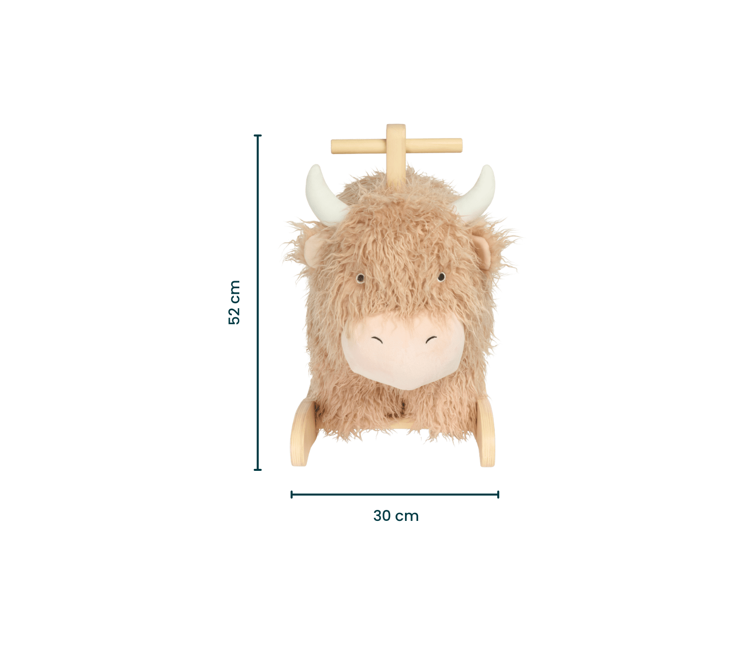 Tutti Bambini rocking toy Douglas the Highland Cow, imported from the UK