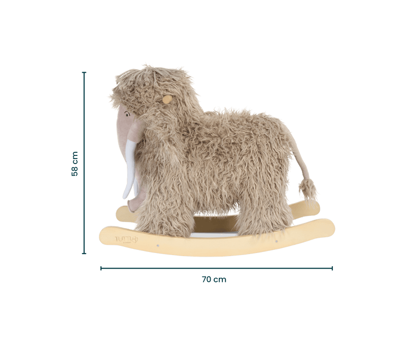 Tutti Bambini Mimi the Woolly Mammoth rocking toy, UK version