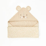 Tutti Bambini hooded towel Larry Leopard 75cm, imported from the UK