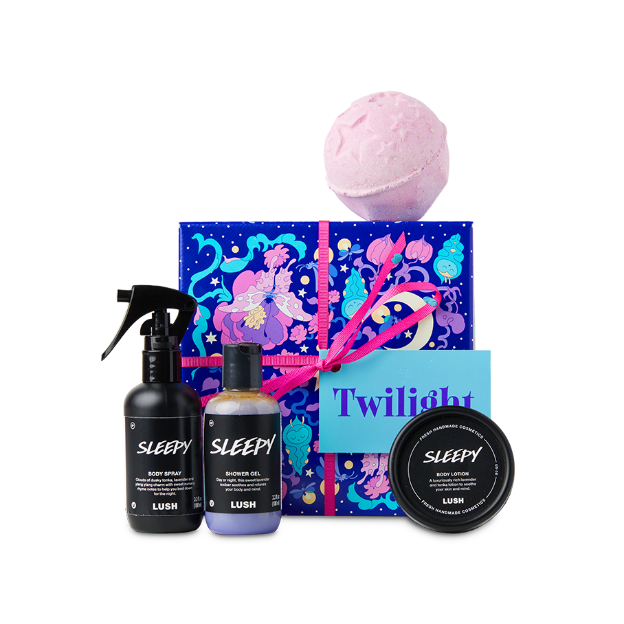 Lush Twilight gift set with Sleepy favourites, UK version