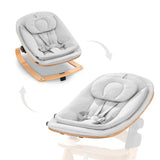 Hauck Highchair Bouncer Eco in light grey, UK version
