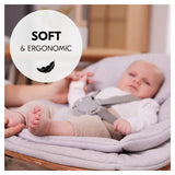 Hauck Highchair Bouncer Eco in light grey, UK version