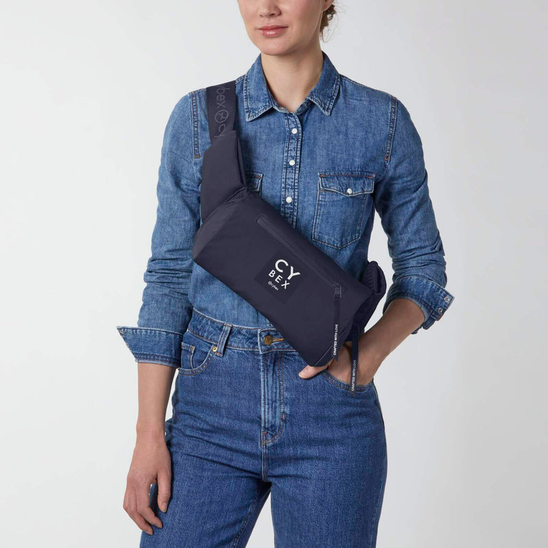 Cybex COYA baby carrier for infants in Royal Blue, UK version