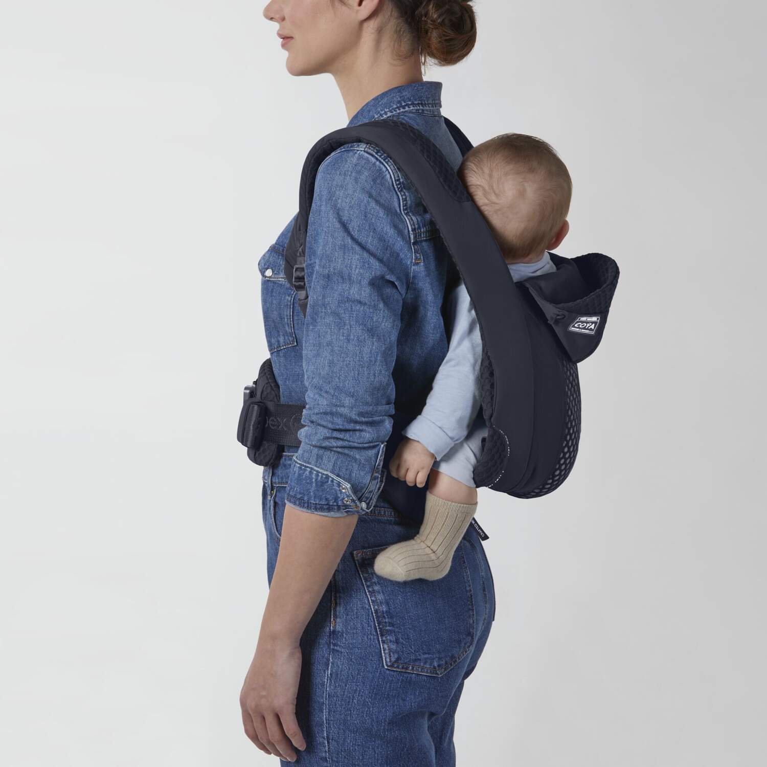 Cybex COYA baby carrier for infants in Royal Blue, UK version