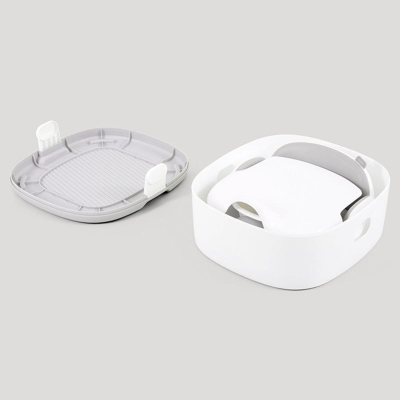 Oyster 4-in-1 potty for toddlers in white, UK version