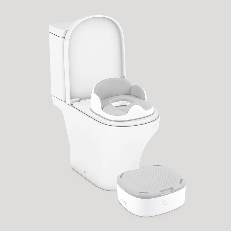 Oyster 4-in-1 potty for toddlers in white, UK version