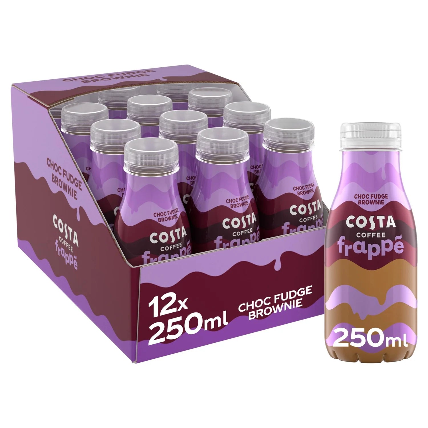 Costa Coffee Choc Fudge Brownie Frappé 12 x 250ml - British product