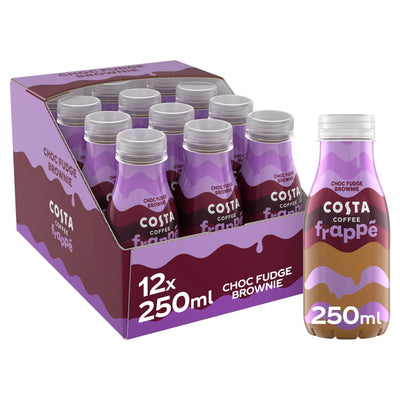 McGrocer Direct Costa Coffee Frappé Choc Fudge Brownie 12 x 250ml- Buy online at McGrocer