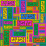 Lush Party Like It's 1995 Knot Wrap 70x70cm, imported from the UK