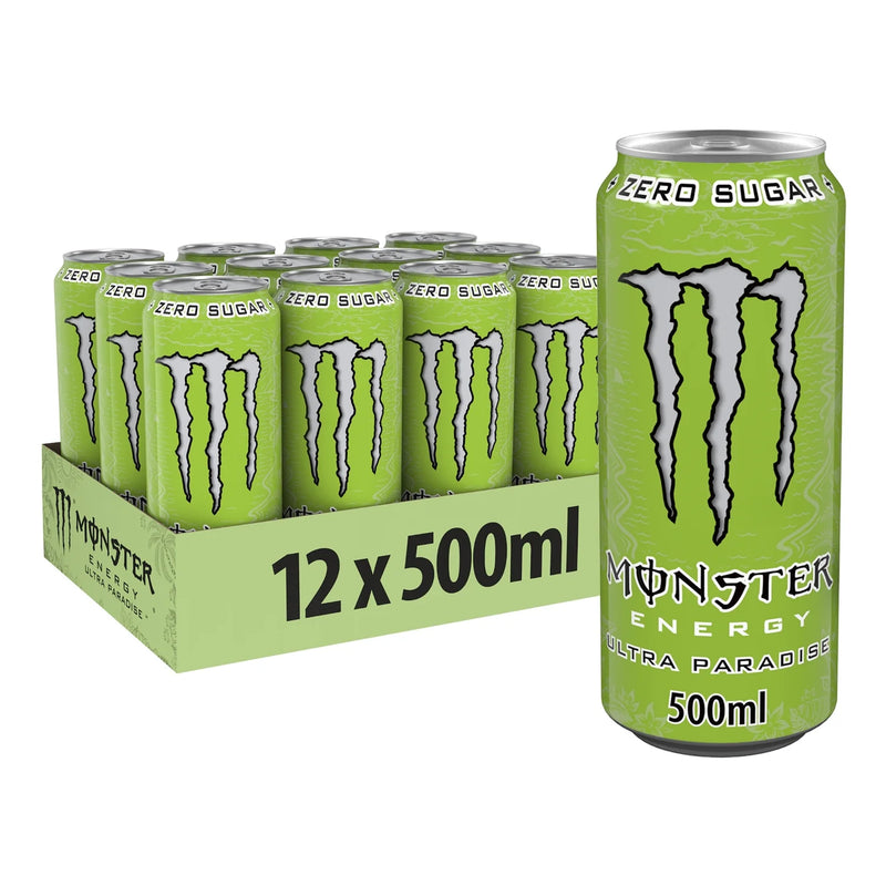 Monster Ultra Paradise energy drink 12 x 500ml, imported from the UK