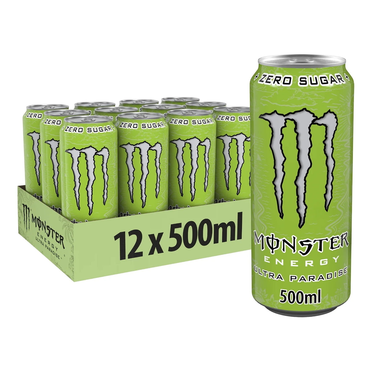 Monster Ultra Paradise energy drink 12 x 500ml, imported from the UK