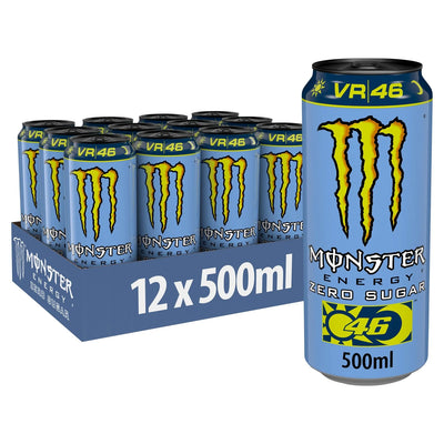 McGrocer Direct Monster Energy Drink Rossi VR46 Zero Sugar 12 x 500ml- Buy online at McGrocer
