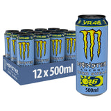 Monster energy drink Rossi VR46 Zero Sugar 12 x 500ml, imported from the UK