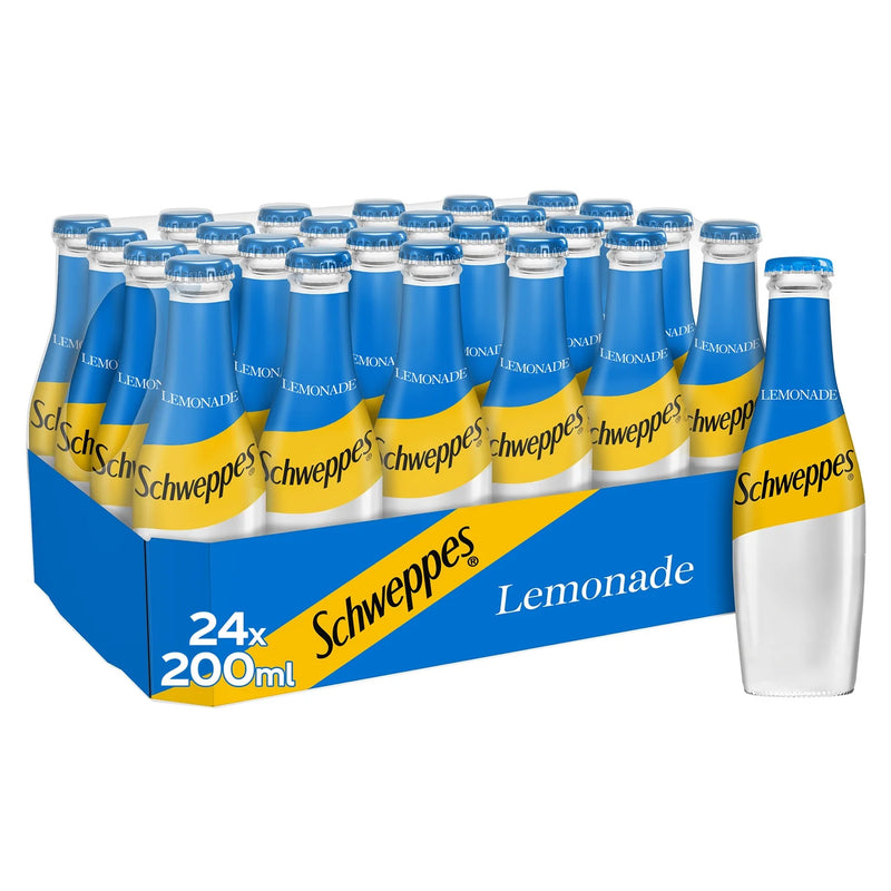 Schweppes lemonade 24 x 200ml (British brand)