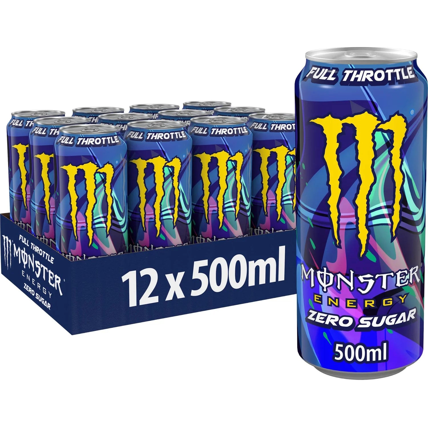 Monster Energy Full Throttle Zero Sugar 6L imported from the UK