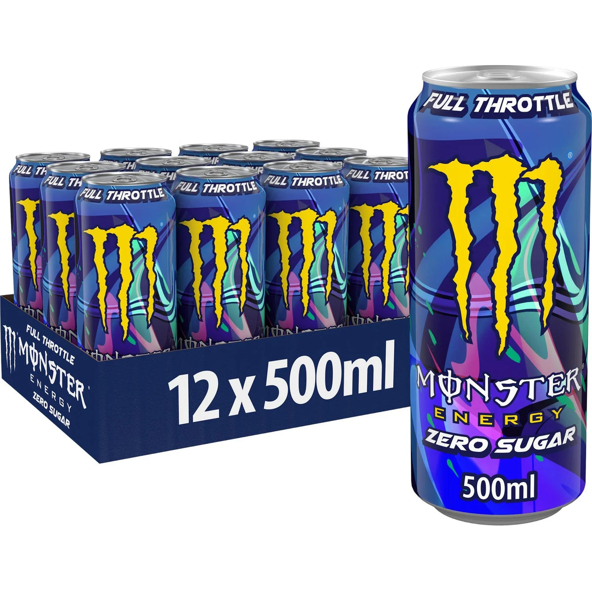 Monster Energy Full Throttle Zero Sugar 6L imported from the UK