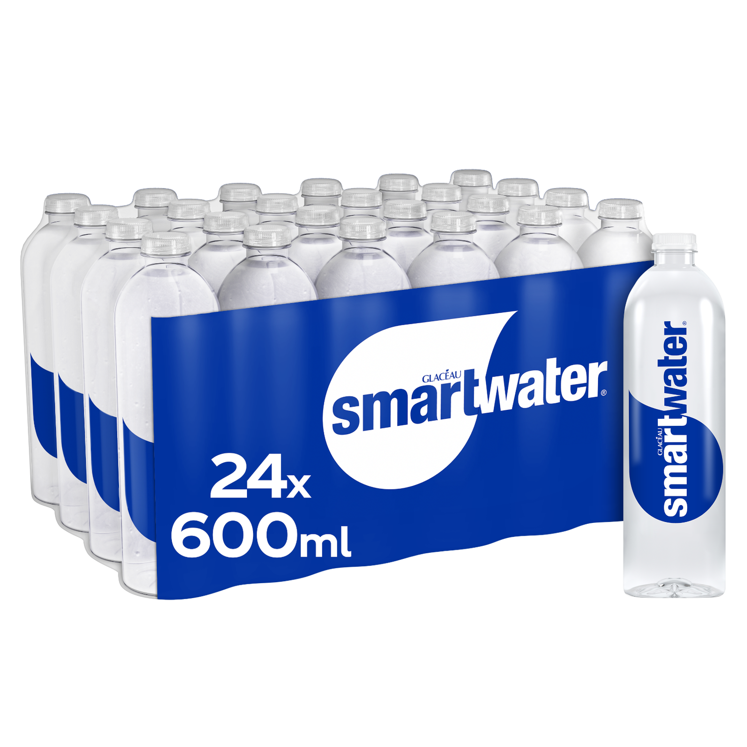 Glacéau Smartwater still water 24 x 600ml, UK version