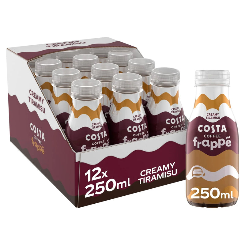 Costa Coffee Frappé Creamy Tiramisu 12 x 250ml - British product