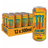 Monster Khaotic energy drink 500ml x 12, imported from the UK