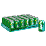 Sprite soft drink Chill Mint 24 x 330ml (British brand)