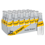 Schweppes Soda Water 24 x 200ml (British brand)