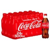 Coca-Cola Original Taste cola soft drink 24 x 500ml - British product
