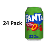 Fanta Mango soft drink 24x330ml cans, imported from the UK