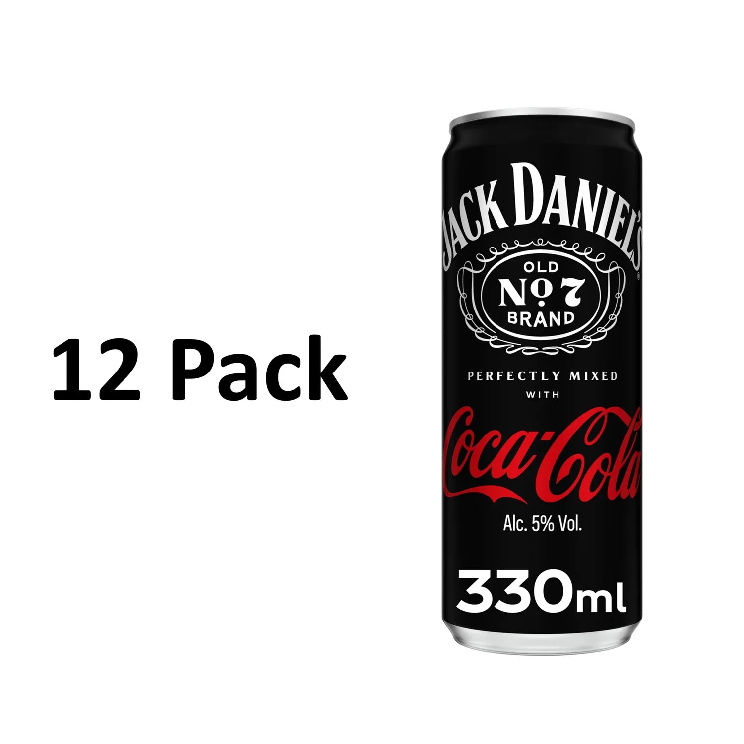 Jack Daniel's and Coca-Cola canned cocktail pack 12, UK version
