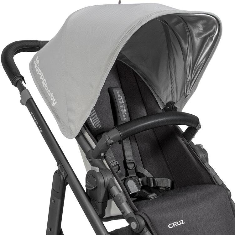 UPPAbaby black leather bumper bar cover for Vista/Cruz - British product