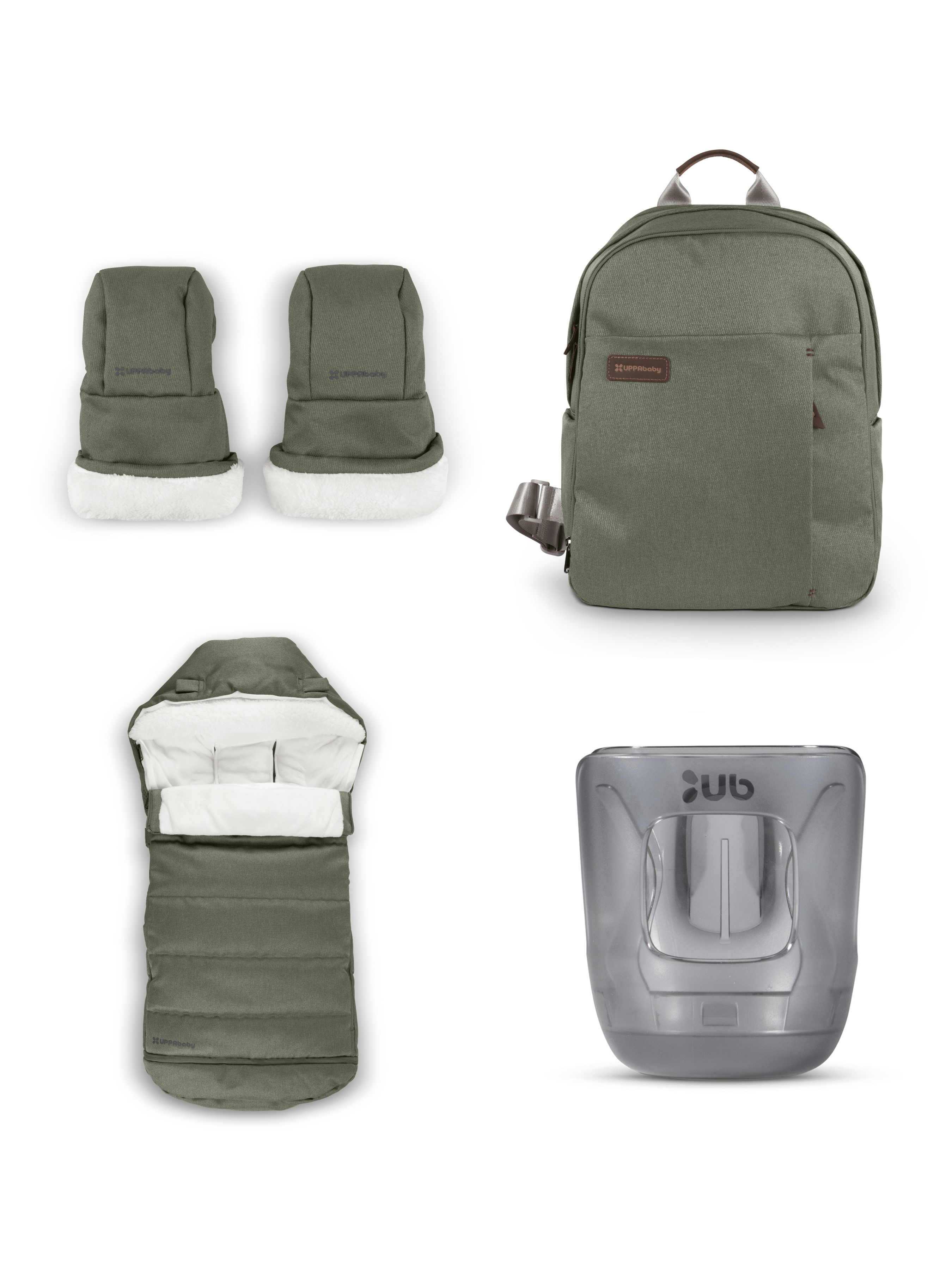 UPPAbaby accessory pack Evelyn with backpack, footmuff, handmuffs, UK version