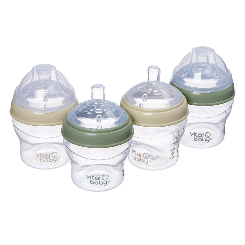Vital Baby EarthSmart baby bottle set 150ml 4 pack (British brand)