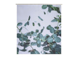 Shower curtain with leaf pattern 180x180cm, UK version