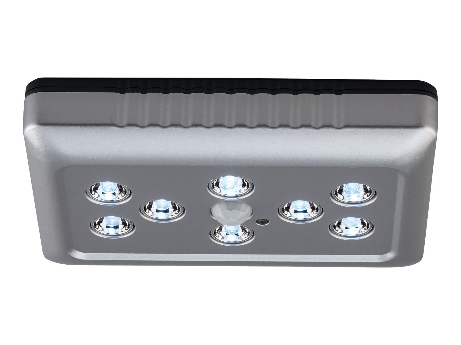 Battery operated sensor light with 8 LEDs, imported from the UK